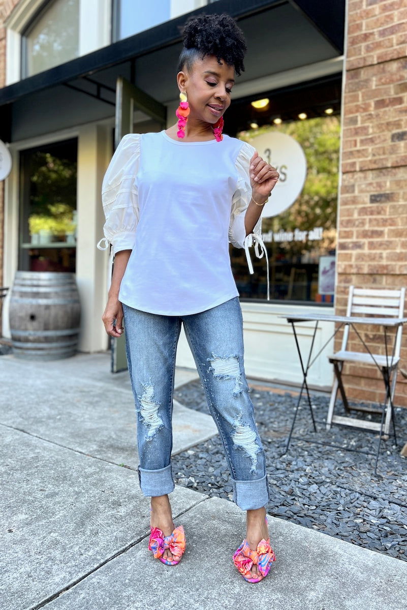 ★KHAKIPOINT★ Puff Slub Tshirt ivory KHAKIPOINT韓国 Puff Slub T-shirt (ivory) - メルカリ