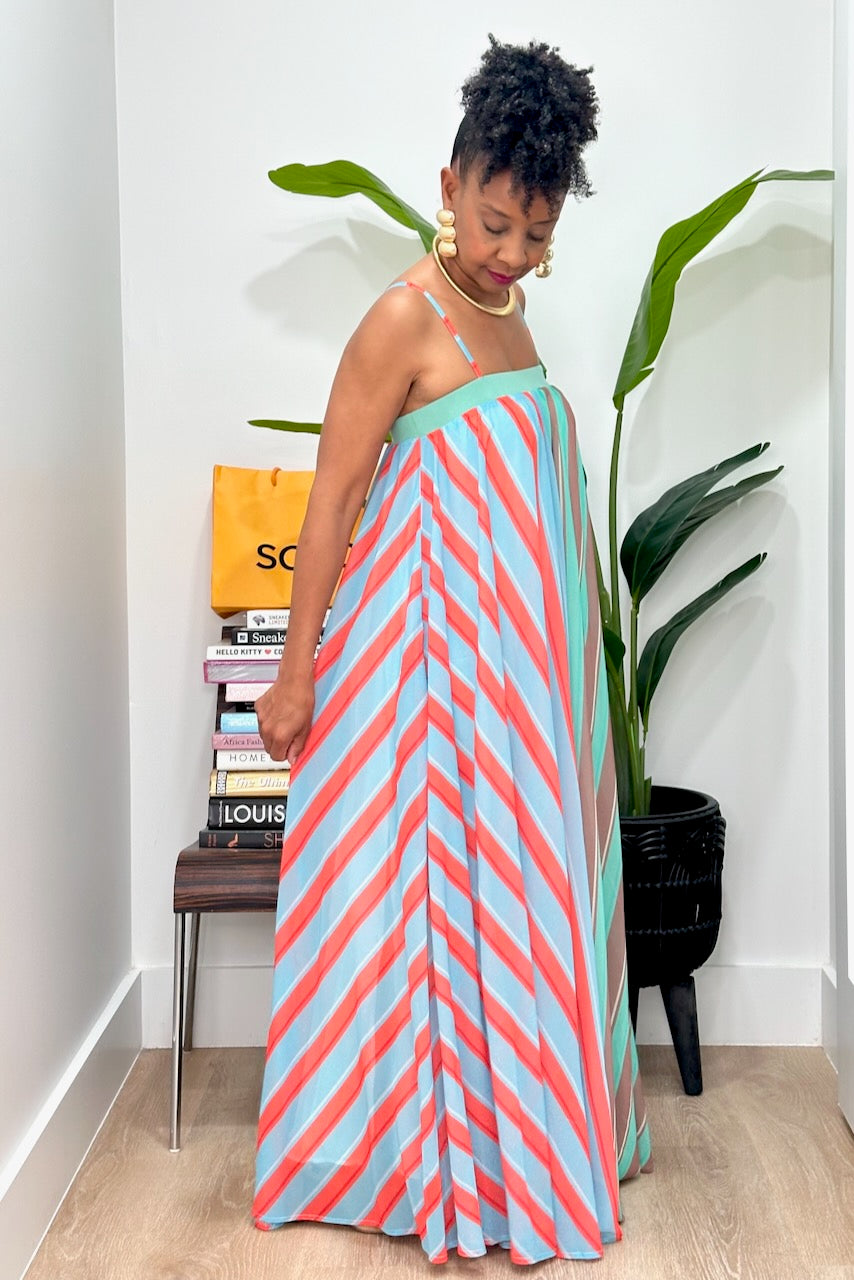 colorblock maxi dress Sunny Honey Colorblock Maxi Dress