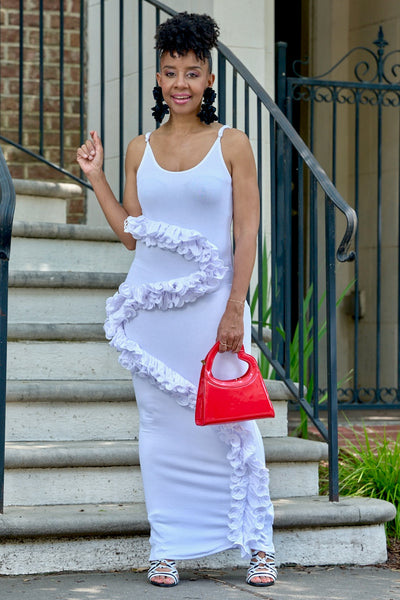【HOMMEGIRLS】 RIB TANK MAXI DRESS WHITE HOMMEGIRLS Rib Tank Maxi Dress | Shopbop